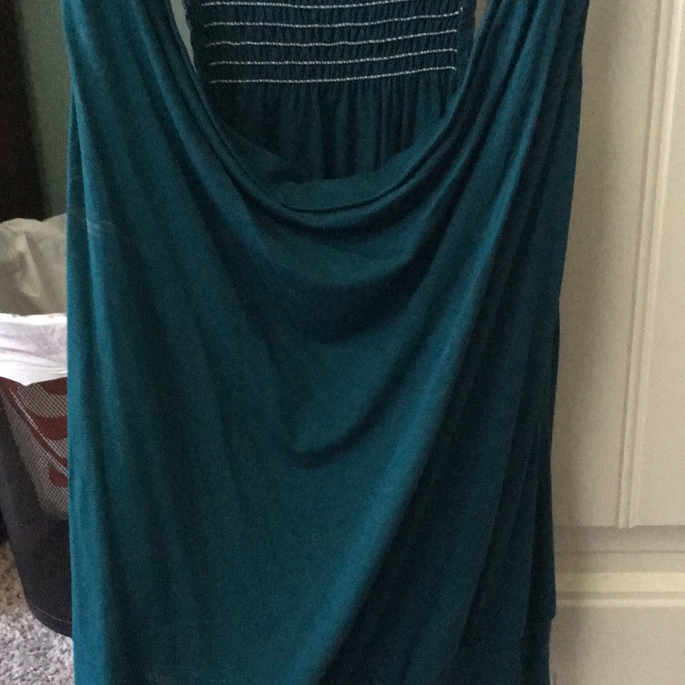 Turquoise Bebe Top - Picture 3 of 5